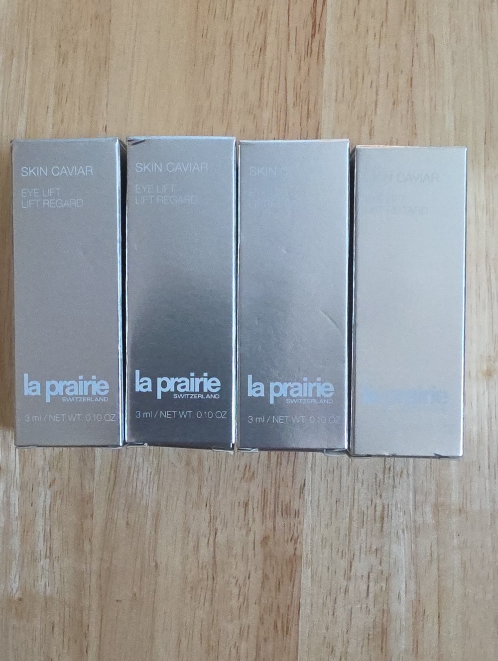 Four La Prairie Skin Caviar Eye Lift